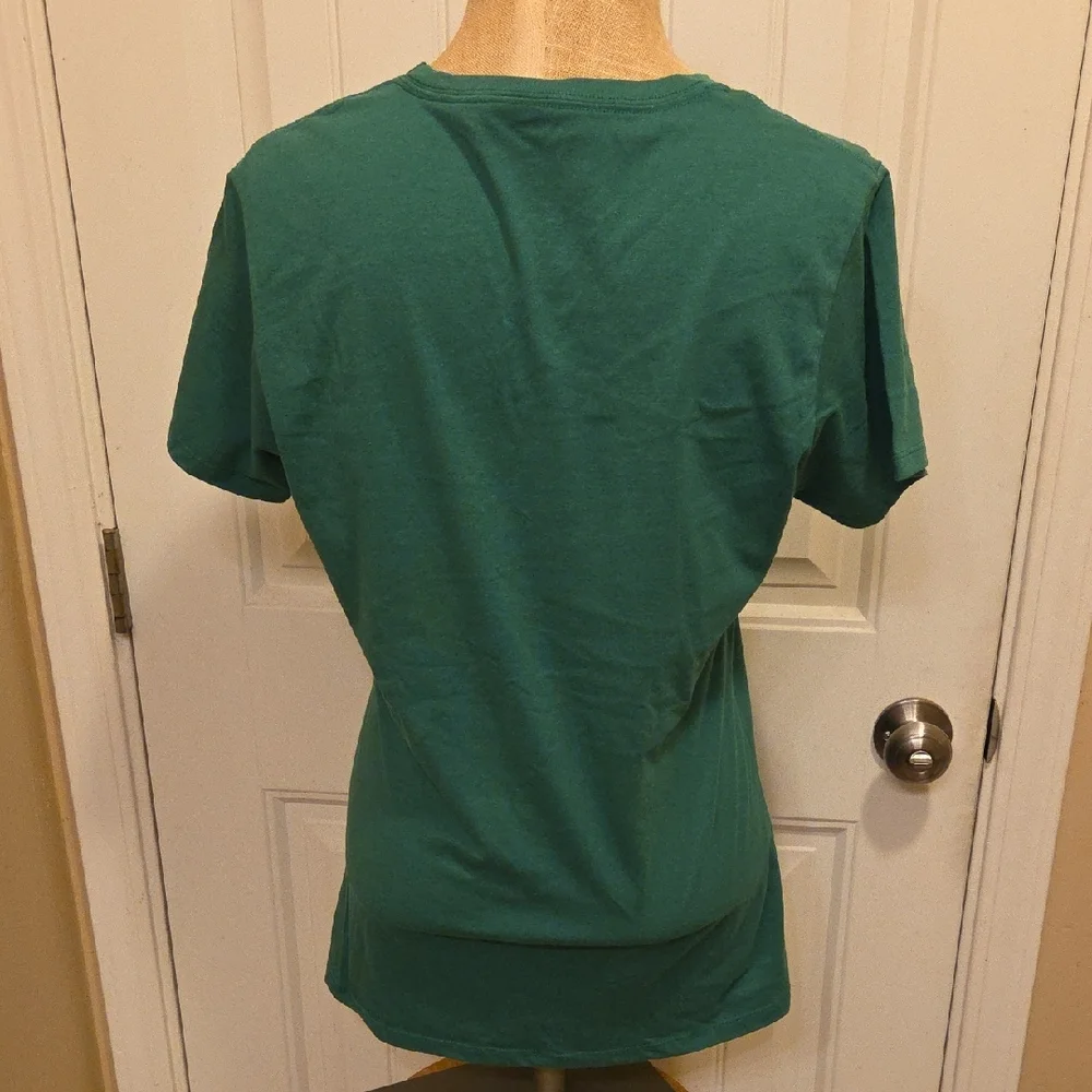 Tropical Floral Green Frida Kahlo Graphic T-Shirt - Picture 2 of 6